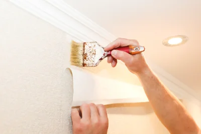 Pose de papier peint à Cordonnet — revêtements muraux et toiles de verre